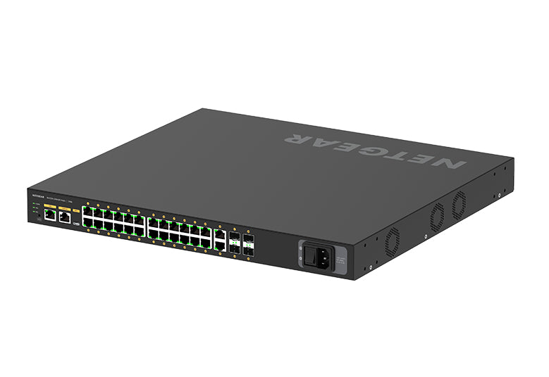 NETGEAR GSM4230P-100EUS – Managed Switch – 30×GbE, 4×SFP, L2/L3, PoE+ 300 W, 1U