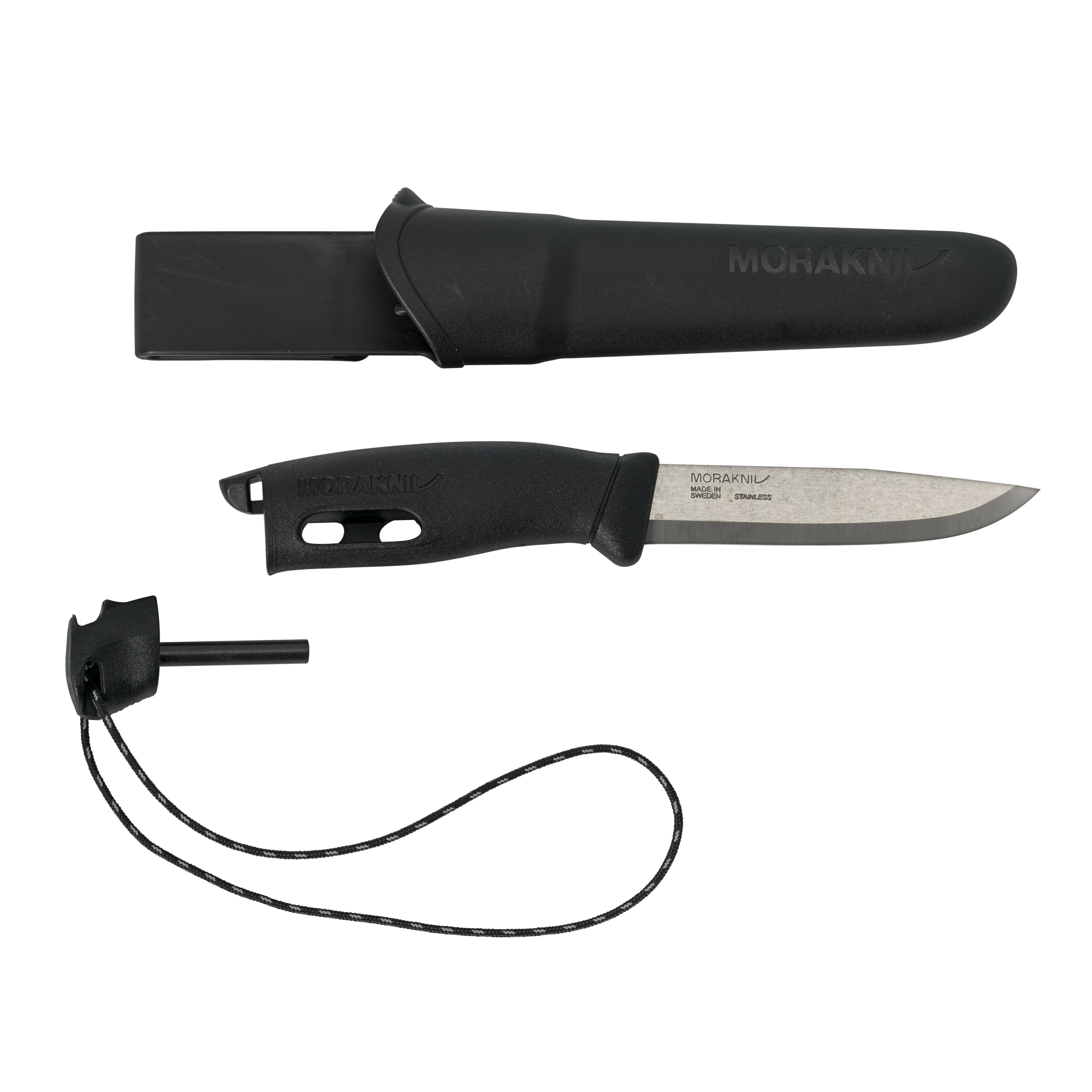 Morakniv Companion Spark (S) – Outdoormesser 104 mm, Edelstahl, mit Feuerstarter