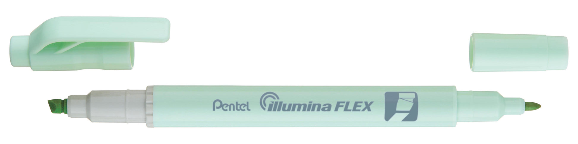 Pentel Illumina Flex Textmarker Dual-Tip Hellgrün
