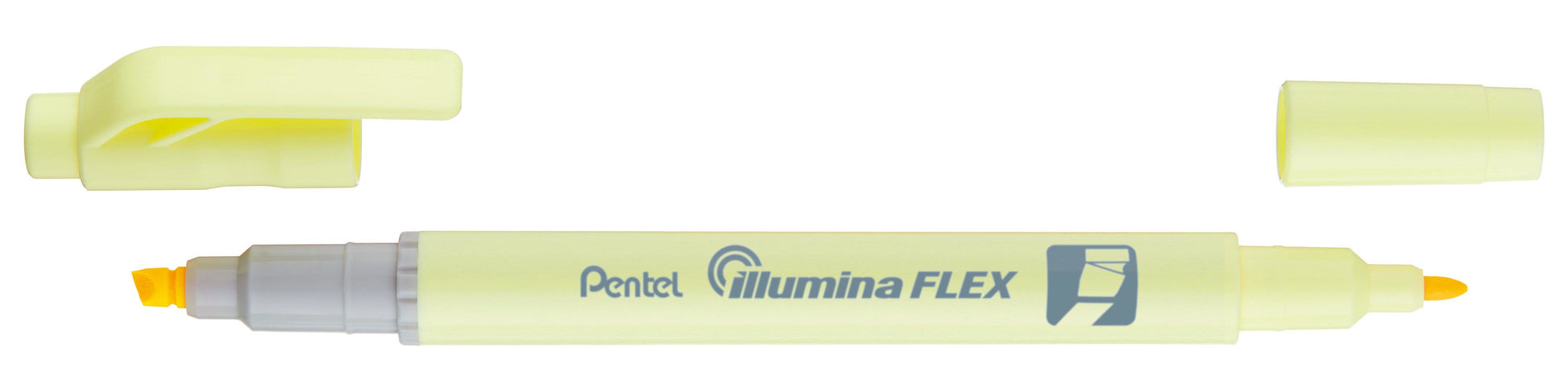 Pentel Illumina Flex Textmarker Gelb – Dual‑Tip