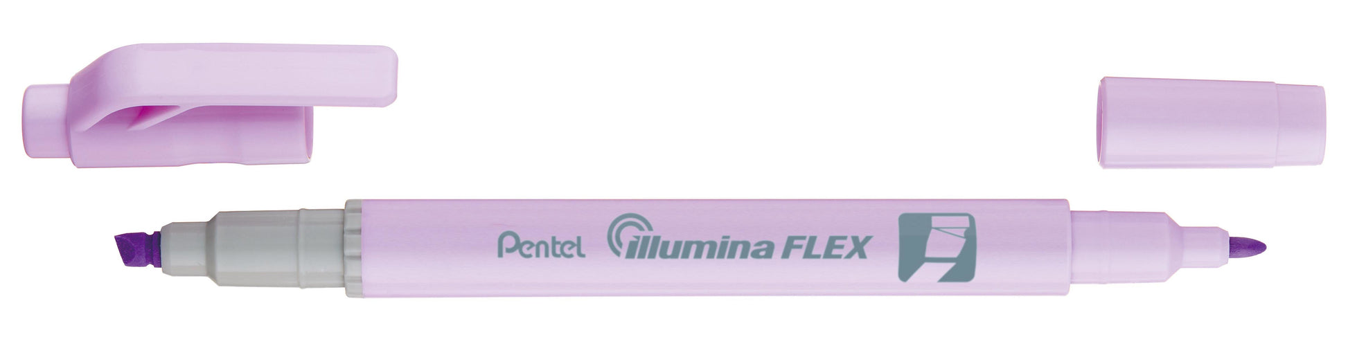 Pentel Illumina Flex Textmarker Violett – Dual-Tip