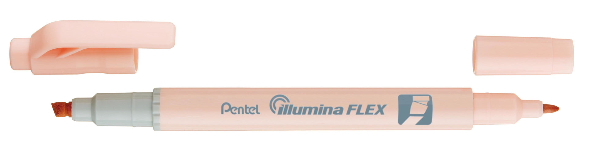 Pentel Illumina Flex Textmarker Orange – Dual-Tip