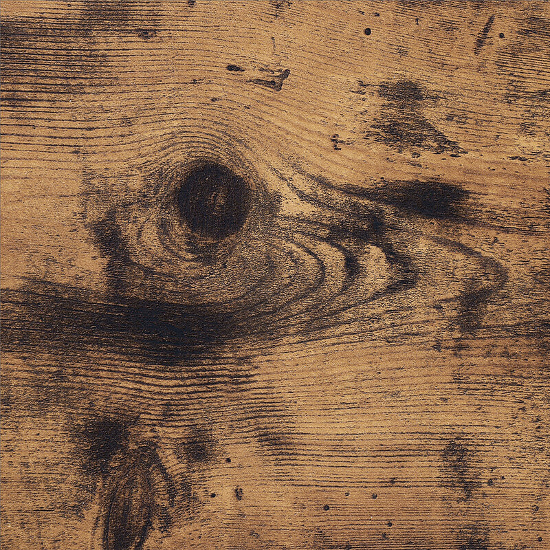 Vasagle Garderobenständer – 9 Haken, Stahl/Holz, Schwarz/Braun, 72 × 33,7 × 183 cm