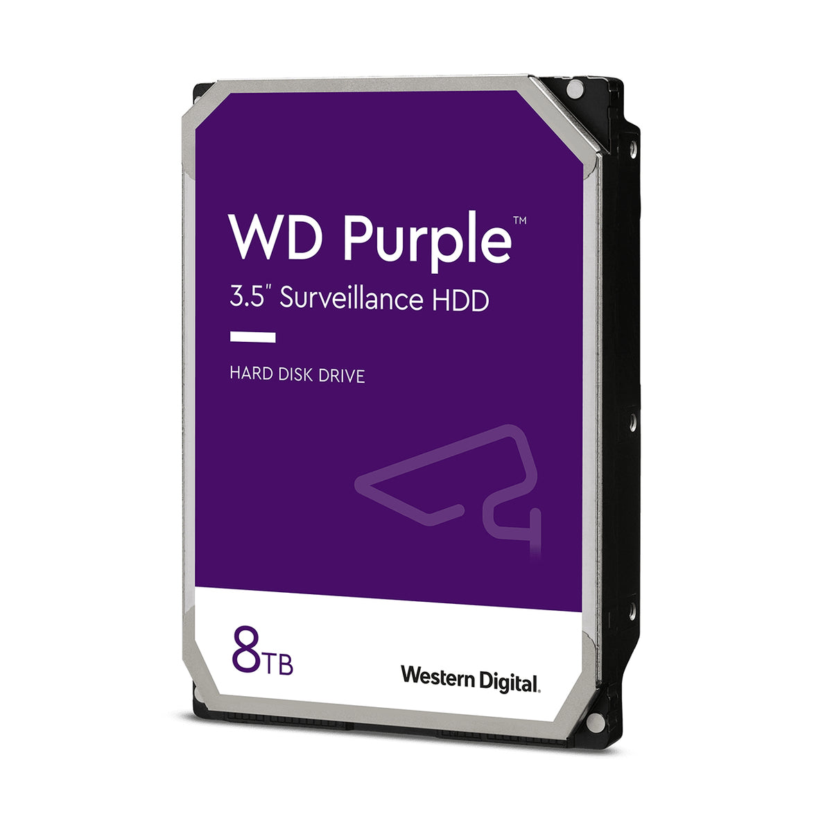 Western Digital WD Purple 8 TB – für 3,5" SATA (SATA III, 6 Gbit/s), 128 MB Cache, 5'640 U/min