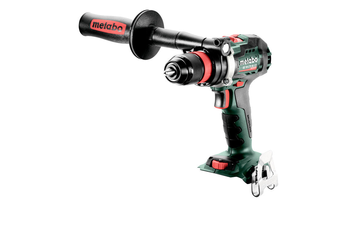 Metabo Akku-Bohrschrauber BS 18 LTX BL Q I/2 – 18 V (CAS) – Schnellspannbohrfutter (Ø 13 mm), 130 Nm – Solo