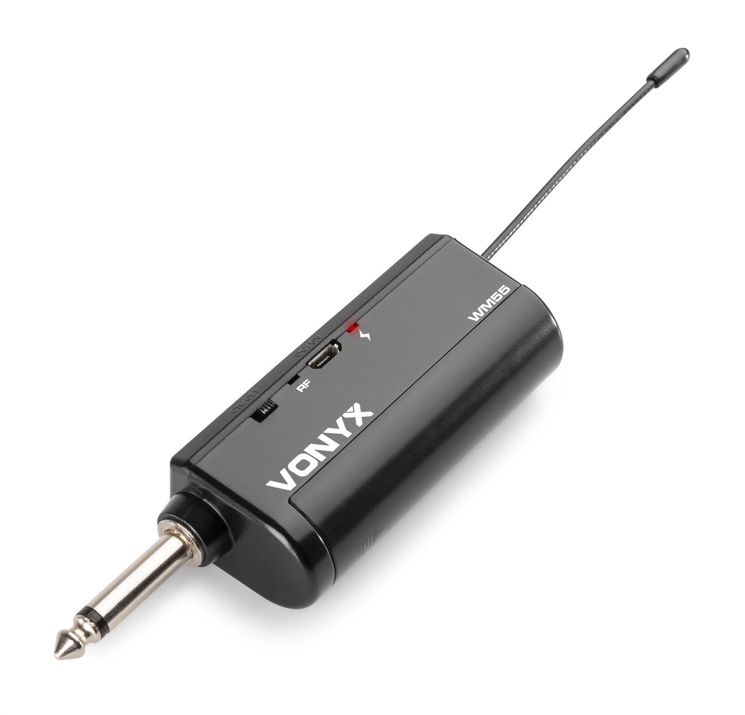 Vonyx WM55 Studio-Mikrofon – 6,35 mm Klinke, Kabellos, Niere, 40–18'000 Hz, Schwarz/Grau