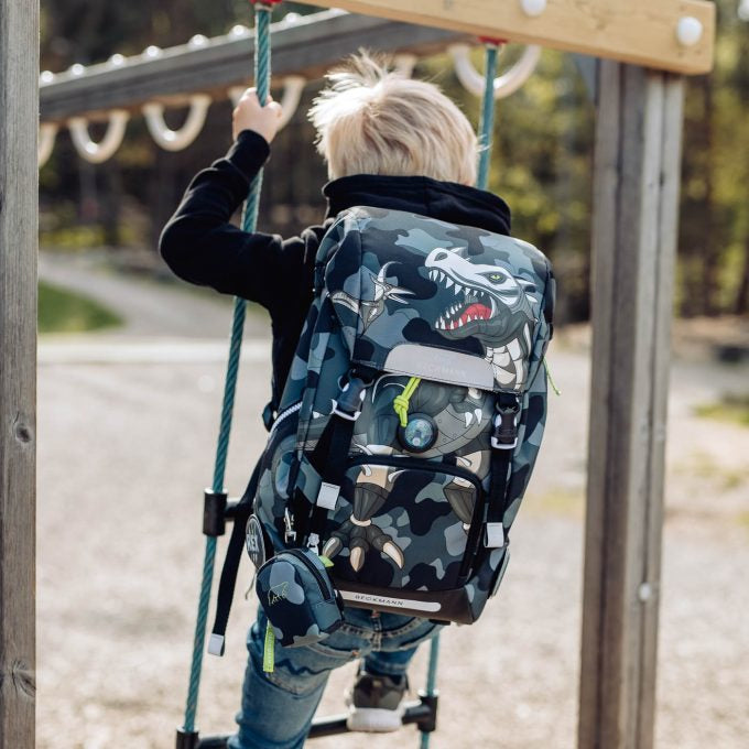 Beckmann Classic Schulrucksack 1st – 6-teilig – Camo Rex