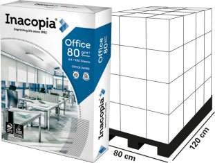 Inacopia Office Universalpapier Hochweiss – A4, 80 g/m², 500 Blatt