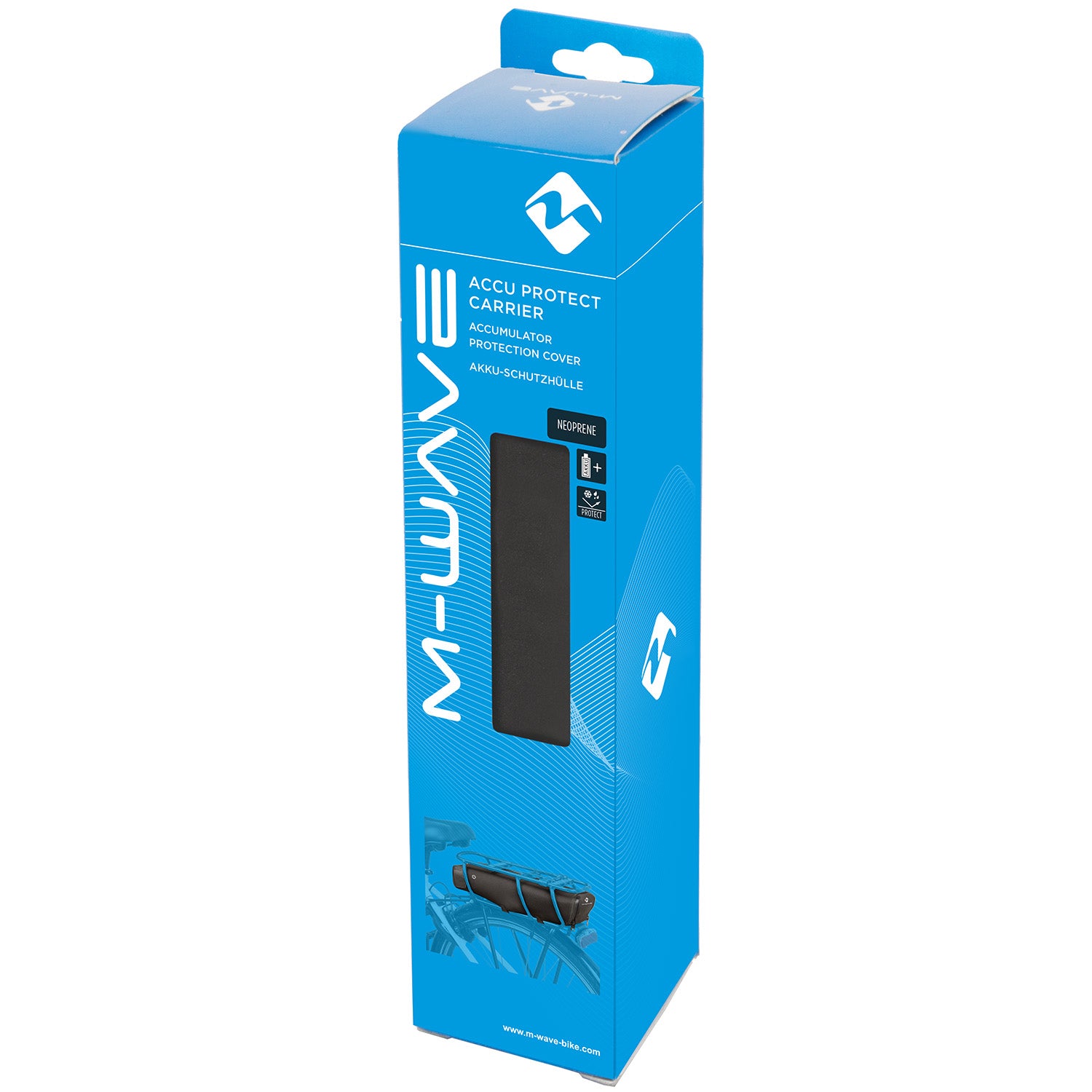 M-Wave Batterieabdeckung – für Velo – Neopren, schwarz