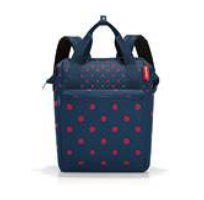 Reisenthel City-Rucksack Allrounder R – 12 l, mit Fronttasche, Polyester – Blau, 250 × 400 × 170 mm