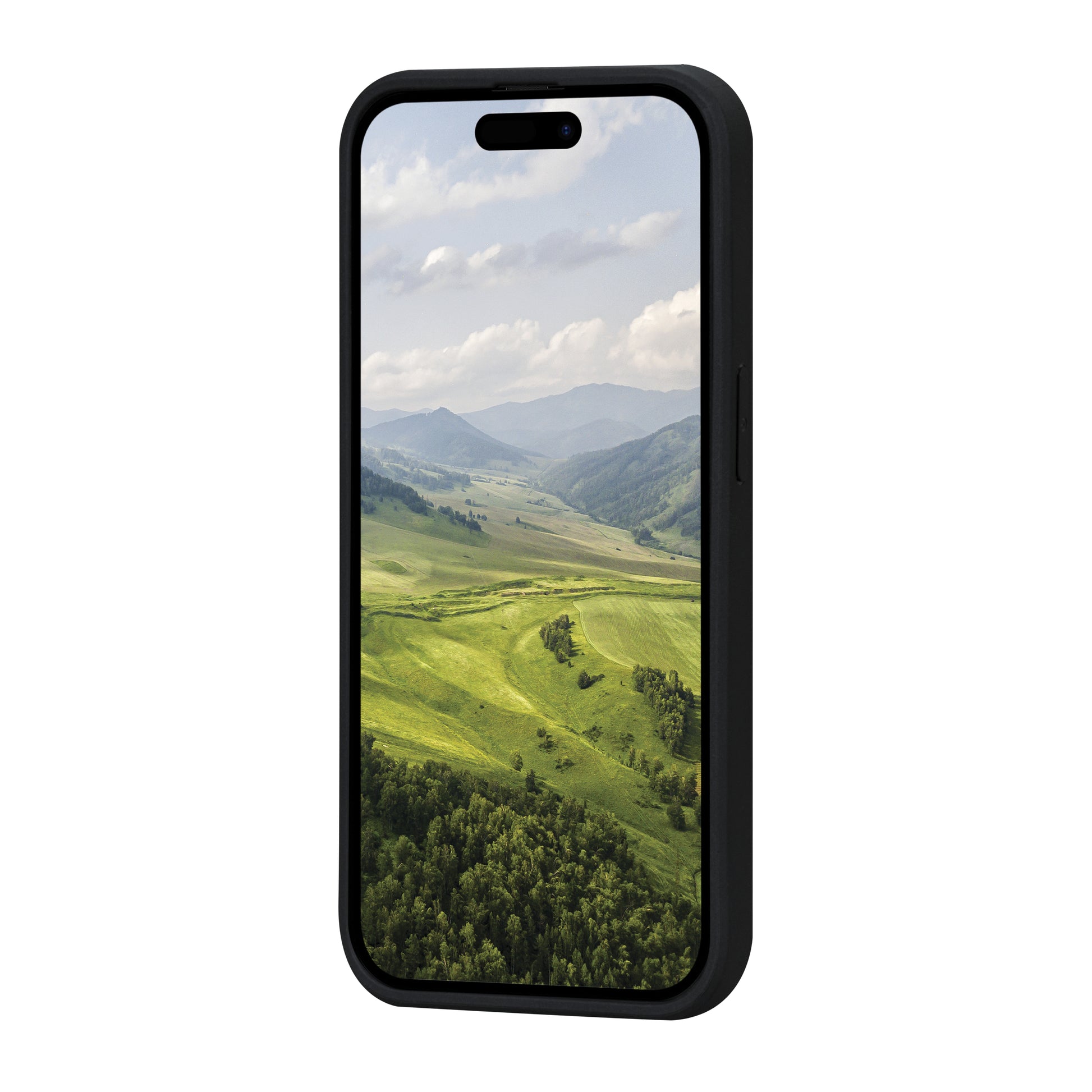 dbramante1928 Greenland Backcover – für Apple iPhone 15, Recycling-Kunststoff, schwarz