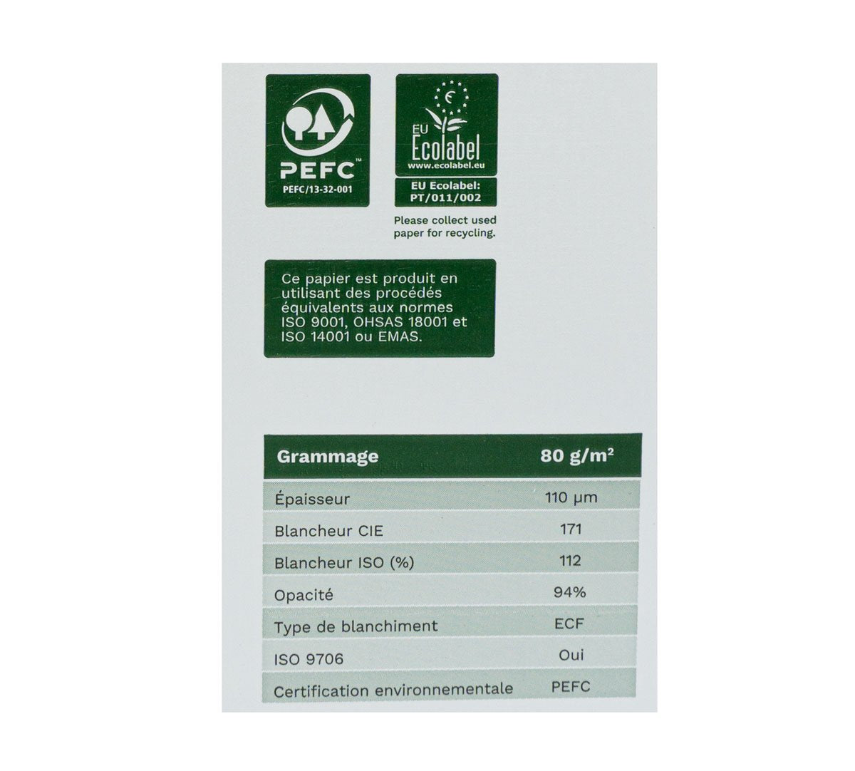 Ofrex Kopierpapier Hochweiss – A4, 80 g/m², 50'000 Blatt