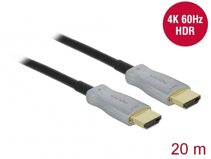 DeLOCK HDMI-Kabel, HDMI/HDMI, Schwarz, 1 Stück