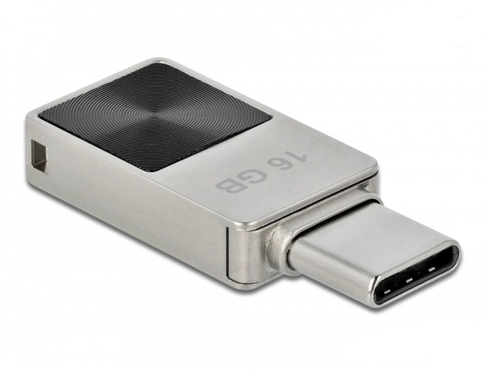 DeLOCK Mini USB 3.2 Gen1 USB-C Speicherstick – 16 GB, Metallgehäuse, 120 MB/s