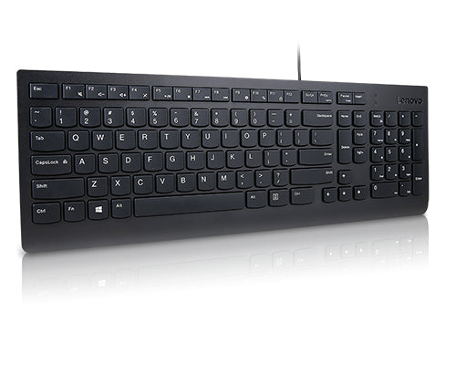 Lenovo Essential Keyboard Universal – Tastatur – kabelgebunden – USB – Schwarz