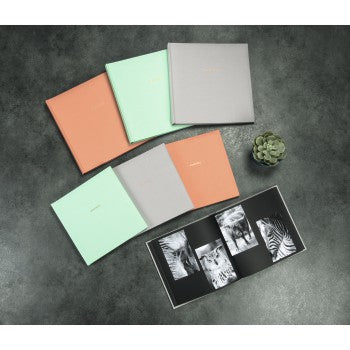 Hama Fotoalbum – für 250 × 250 mm, lachs, Textil