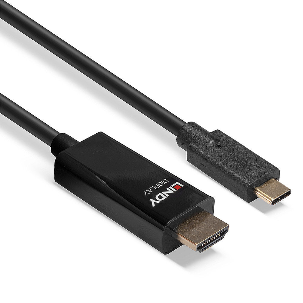 Lindy USB-C auf HDMI Adapter, 4K@60 Hz, 10 m, HDR