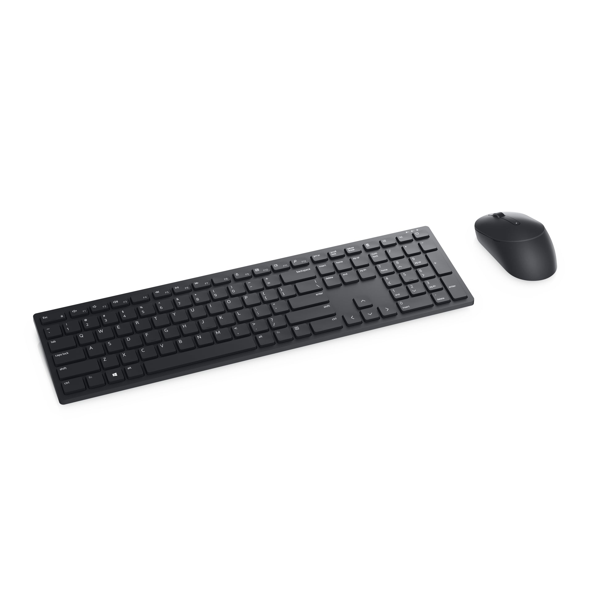 DELL KM5221W – Tastatur-Maus-Set – 2,4 GHz – QWERTY (US-INT) – Schwarz