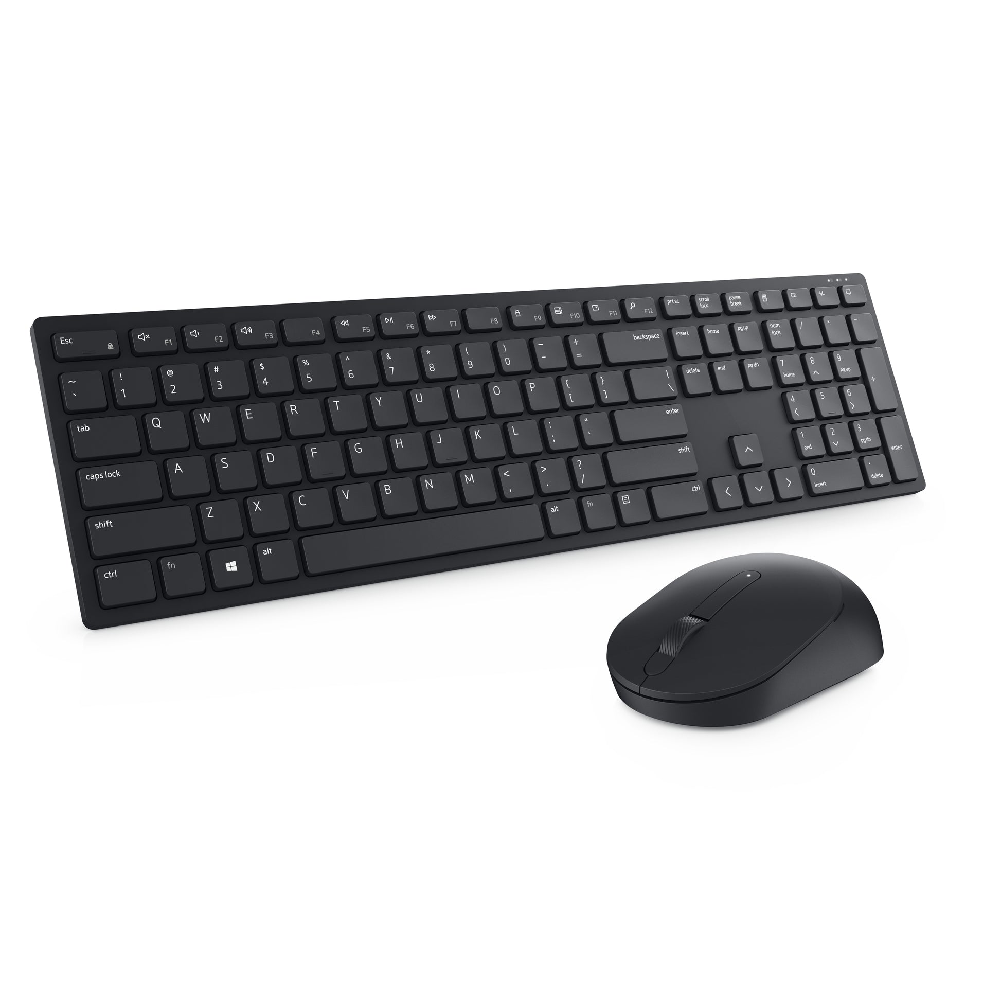 Dell KM5221W – Tastatur- und Maus-Set – 2,4 GHz – QWERTY (US-INT) – Schwarz