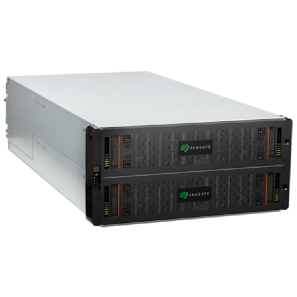 Seagate Exos E 5U84 – 84-Bay Rack 5U – 10GbE, 8×SFP+, redundantes Netzteil, für 3,5" HDD/SSD, SAS
