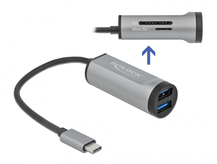 DeLOCK Travel Kit 4 Business Edition Zubehörtasche – USB-Port, Grau