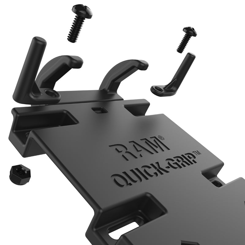 RAM Mounts Auto-Halterung Quick-Grip XL, Kugel, drehbar, verstellbar – für Smartphones 5,75–7,25" – Schwarz
