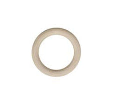 GLOREX Holzring, Holz, Ø 9,7 cm × 1,5 cm, 1 Stk., 61658005