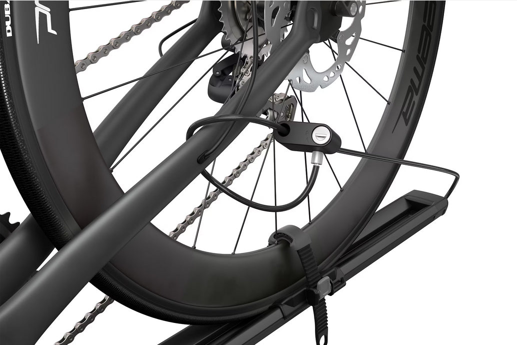 Thule TopRide Dach-Fahrradträger – abschliessbar, 140 cm, bis 18 kg – für WingBar/ProBar Evo/SlideBar und andere