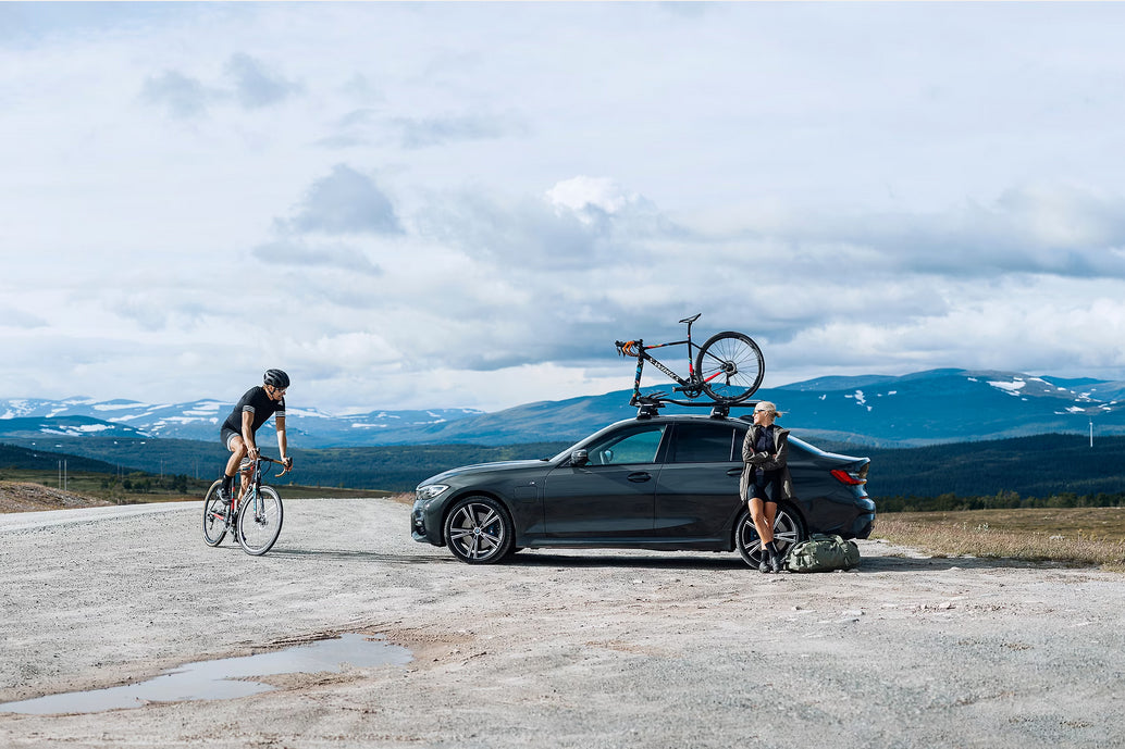 Thule TopRide Dach-Fahrradträger – abschliessbar, 140 cm, bis 18 kg – für WingBar/ProBar Evo/SlideBar und andere