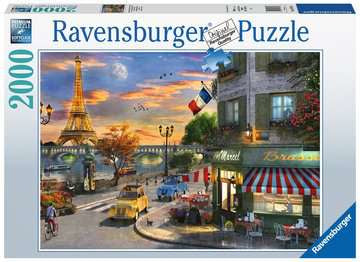 Ravensburger Puzzle Abendstunde in Paris – 2000 Teile – 89 × 75 cm – ab 14 J.
