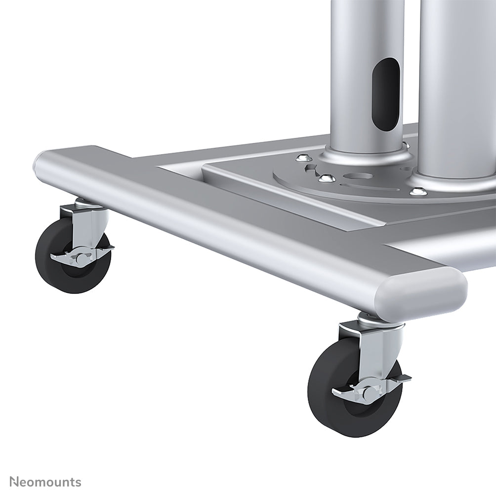 Neomounts PLASMA-M1200 – Displayständer, höhenverstellbar, für 27–70″, VESA 600×450, bis 50 kg, Silber