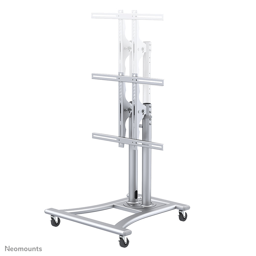 Neomounts PLASMA-M1200 – Displayständer, höhenverstellbar, für 27–70″, VESA 600×450, bis 50 kg, Silber