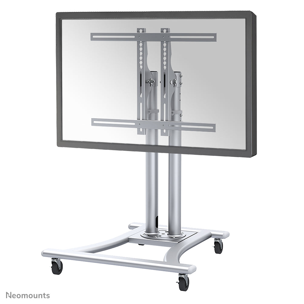 Neomounts PLASMA-M1200 – Displayständer, höhenverstellbar, für 27–70″, VESA 600×450, bis 50 kg, Silber