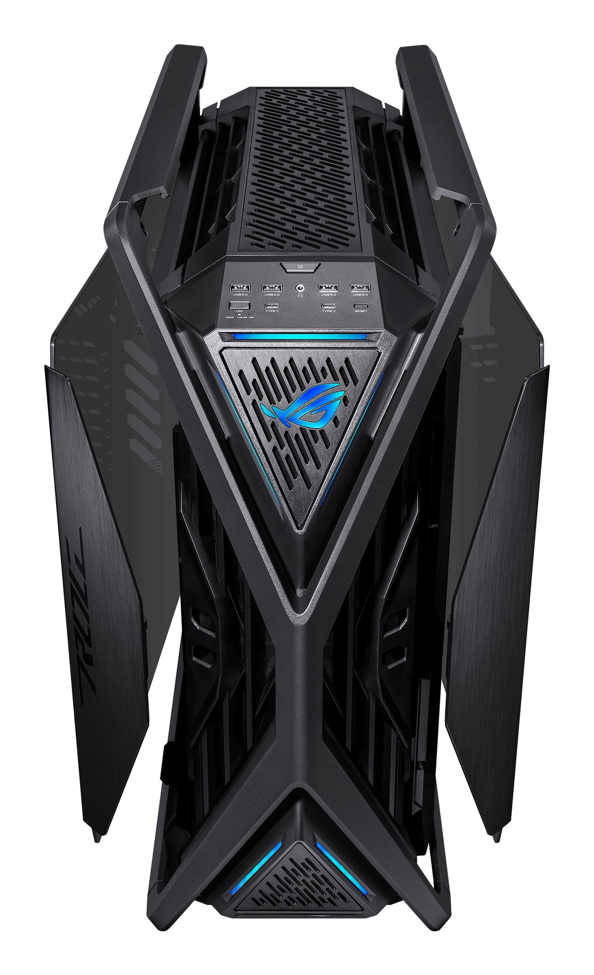 ASUS GR701 ROG Hyperion – PC-Gehäuse – Schwarz, E-ATX/ATX/mATX/M-ITX, 7 Lüfterplätze, 5×2,5"/2×3,5"