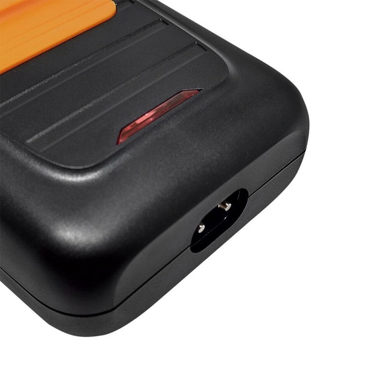 GA.MA Folienrasierer – Akku/Netzbetrieb, 60 min Laufzeit – Schwarz/Orange, Edelstahl/Kunststoff