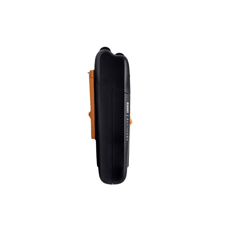 GA.MA Folienrasierer – Akku/Netzbetrieb, 60 min Laufzeit – Schwarz/Orange, Edelstahl/Kunststoff