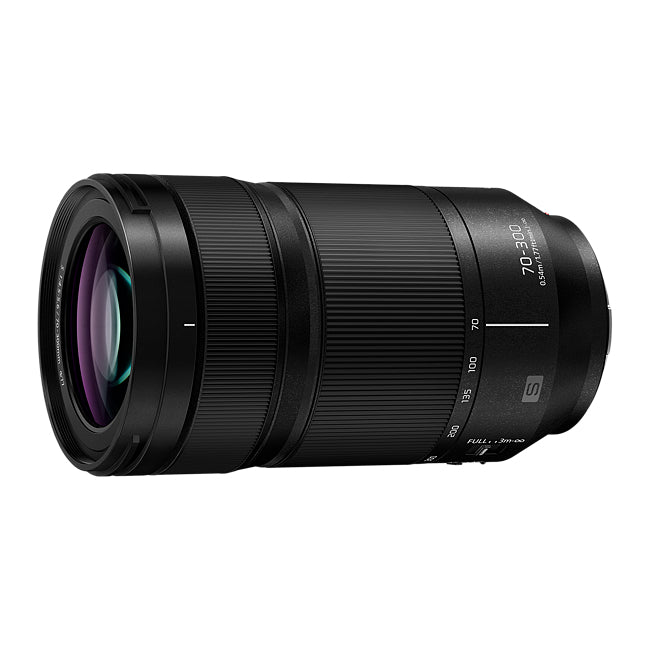 Panasonic S-R70300E L-Mount Objektiv – 70–300 mm f/4,5–5,6 – Bildstabilisator – 0,5× Makro