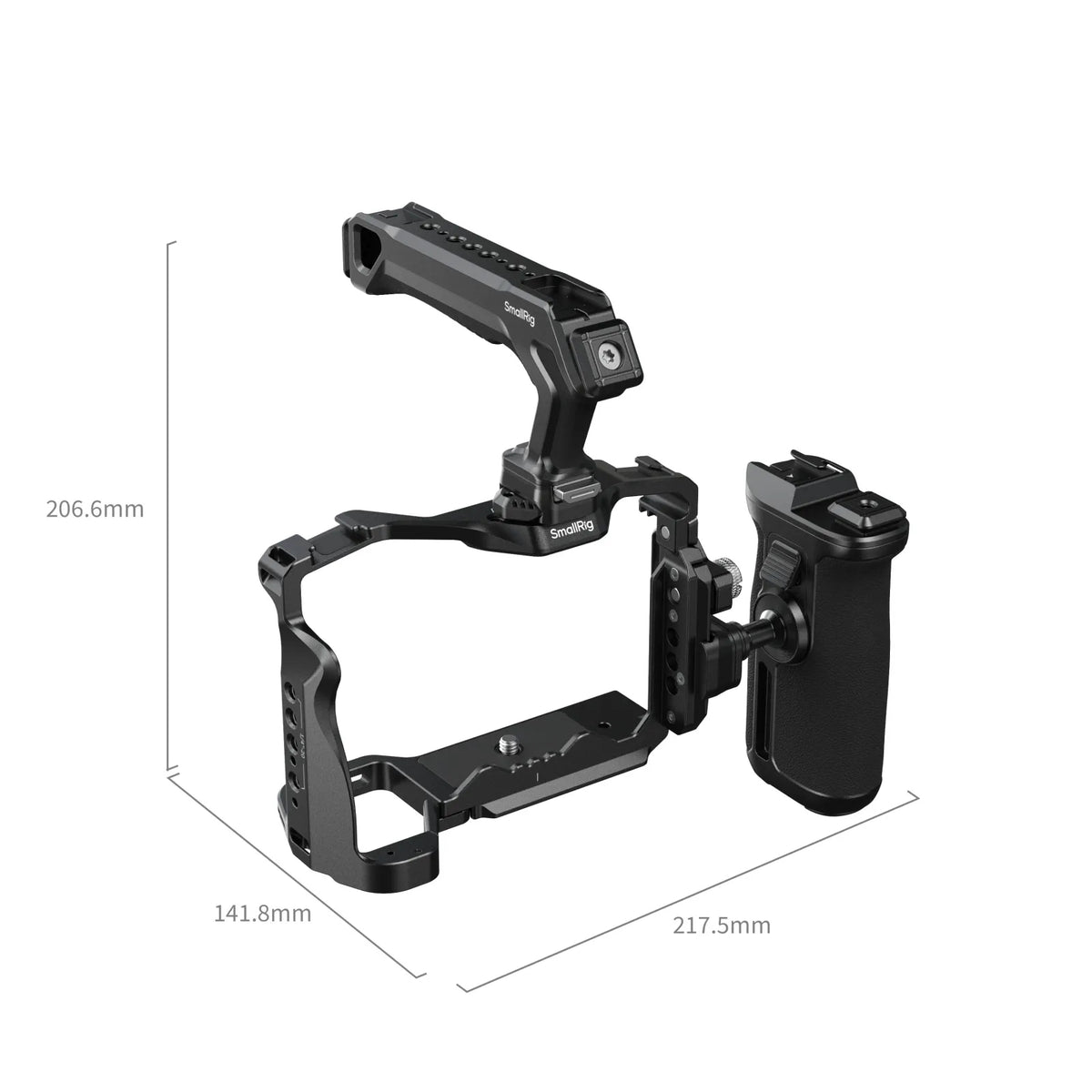 SmallRig HawkLock 5599 Cage Kit – für Sony Alpha 7R V, 7 IV, 7S III und andere – Schwarz