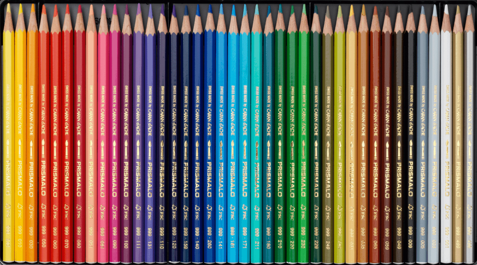 Caran d-Ache Caran d'Ache Prismalo Aquarellfarbstift – Zinnoberrot, Ø 3 mm, FSC