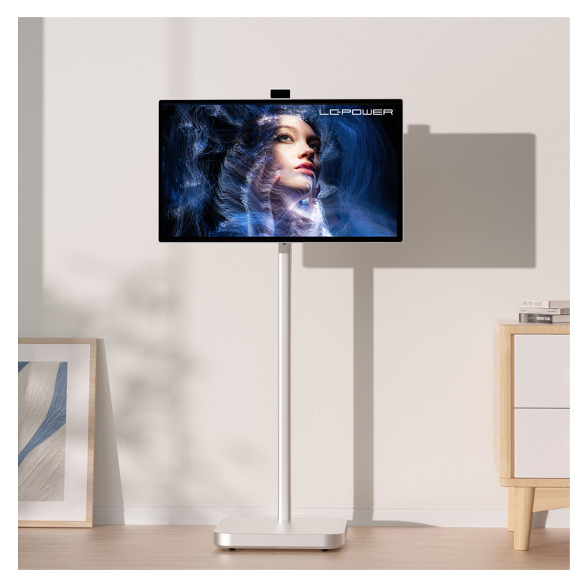 LC-Power LC-M32S4K – Monitor, 31,5" 4K UHD (3840 × 2160), VA, Touch, 60 Hz, 350 cd/m², Webcam, USB-C, Silber