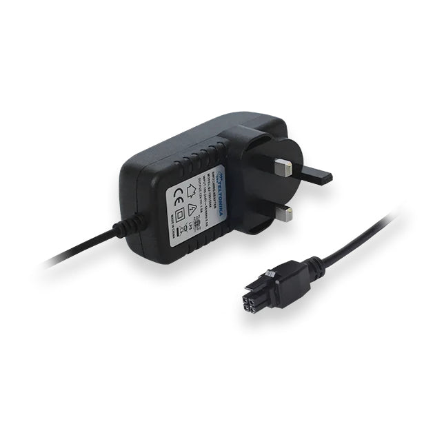Teltonika PR3PXUK3 Netzteil 18 W – 12 V/1,5 A, AC-zu-DC, UK-Stecker (Typ G) – Schwarz