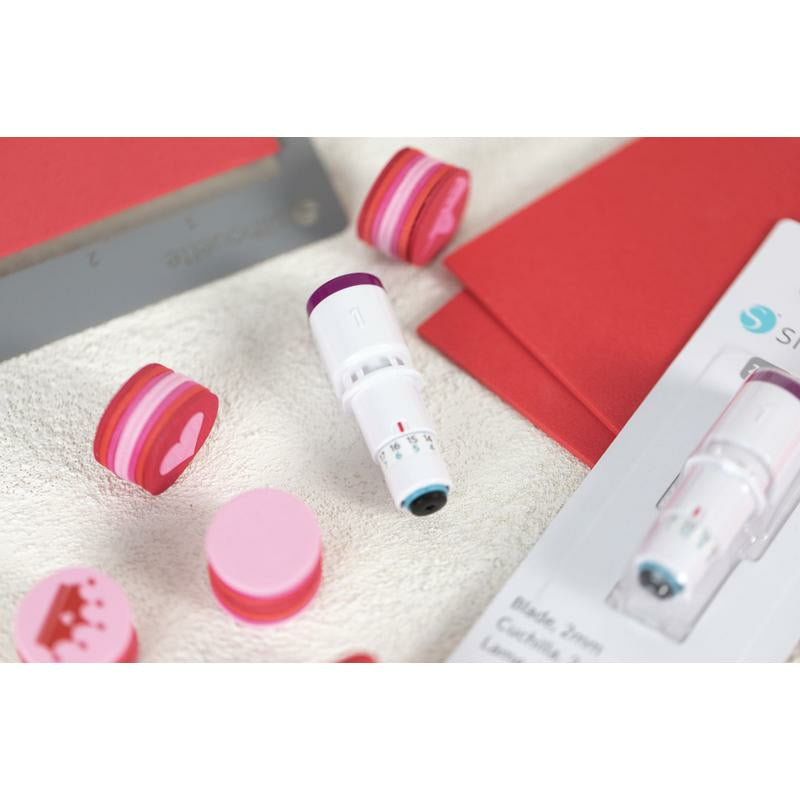 Silhouette Ersatzklingen, 2 mm, Pink, Weiss – für Silhouette Cameo 4, Cameo 4 Plus, Cameo 4 Pro und andere