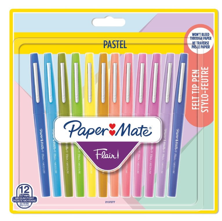 Papermate Filzstifte, Strichbreite 0,7 mm, 6 Farben