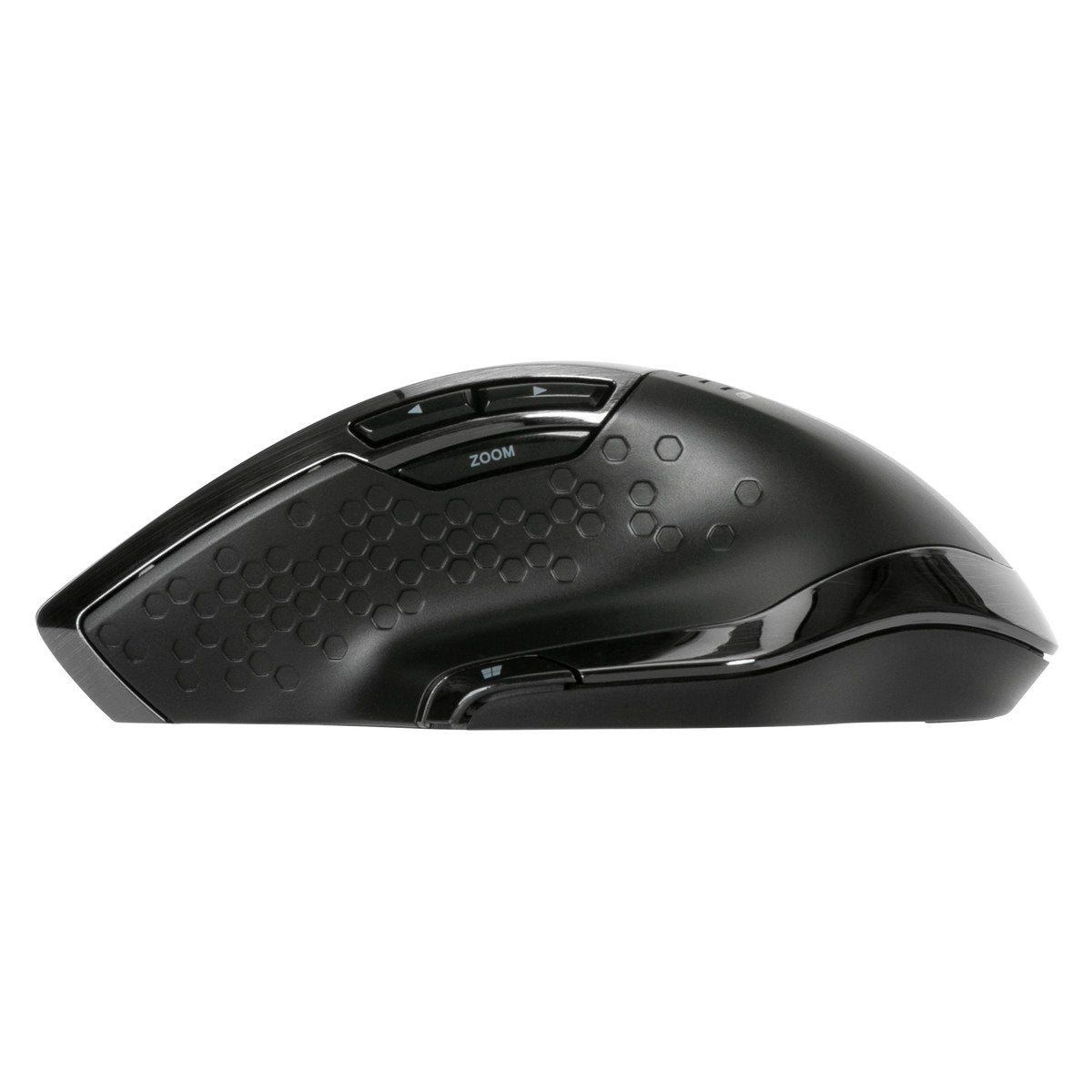 Targus Ergonomische BlueTrace Maus – Kabellos (2,4 GHz), 1600 DPI, Rechtshänder, Schwarz