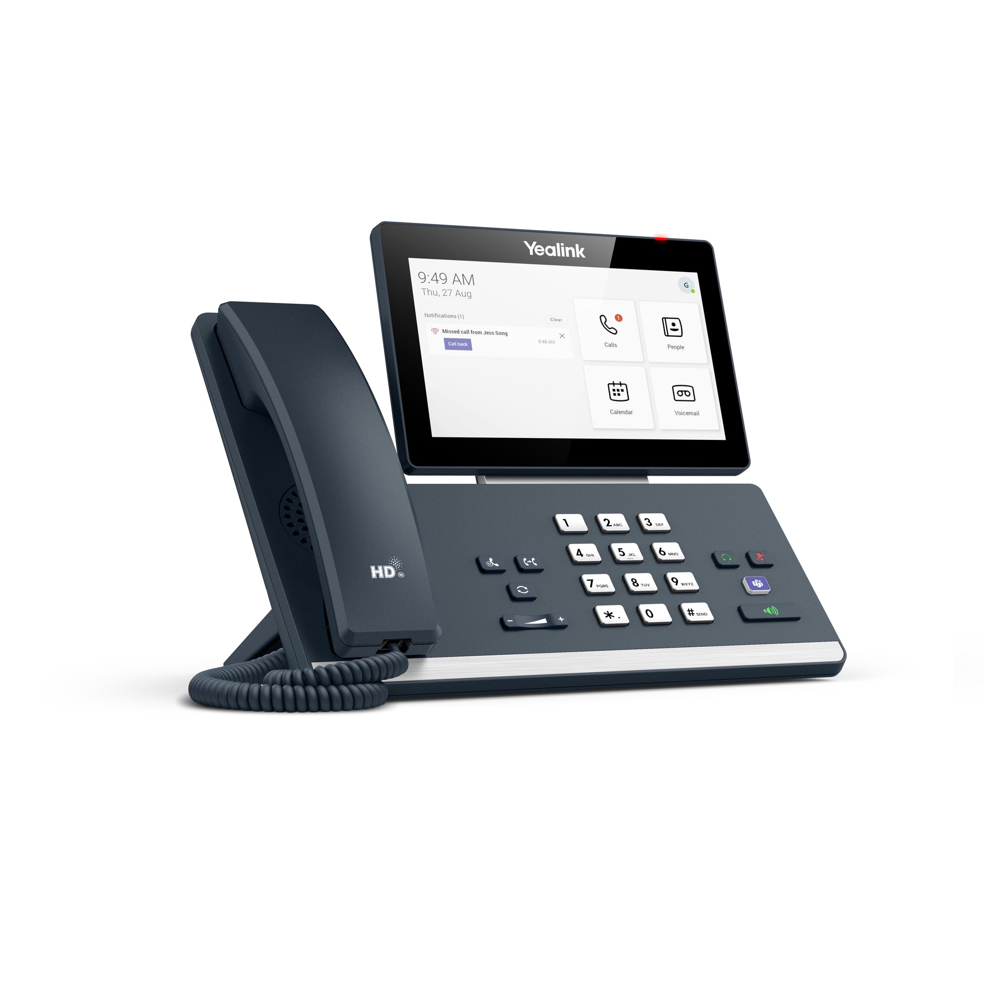 Yealink MP58 – 7" Touch-Display, für Microsoft Teams, PoE, Grau
