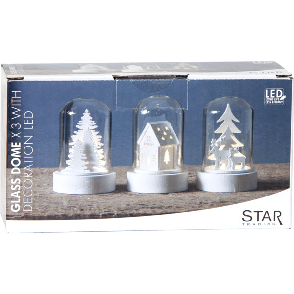 Star Trading Tischdekoration – Ø 5,5 × 8,5 cm – Holz, Weiss