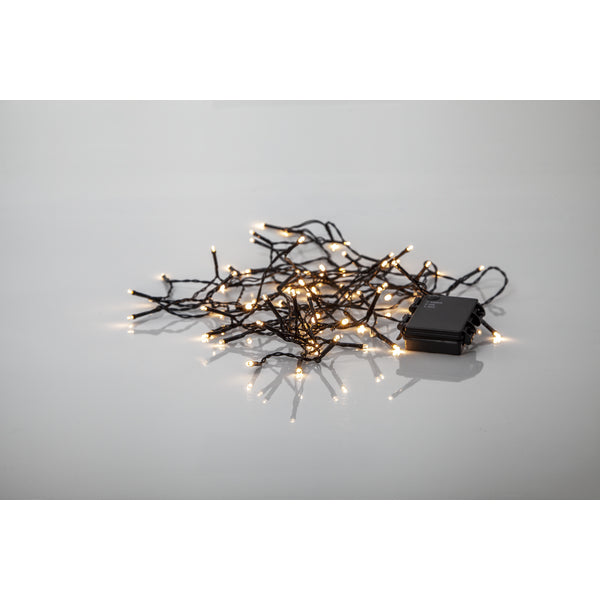 Star Trading Lichterkette Dura String – 5,6 m – 4,8 W – Warmweiss – IP44 – Batteriebetrieb