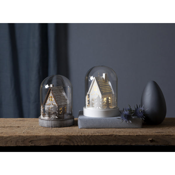 Star Trading Dekolicht – Ø 12,5 × 17,5 cm, 0,18 W, Warmweiss, Weiss, batteriebetrieben, Timer
