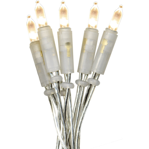 Star Trading P-LED Lichterkette – Starterset, 3,35 m, 20 LEDs, 3,45 W, Warmweiss, Transparent