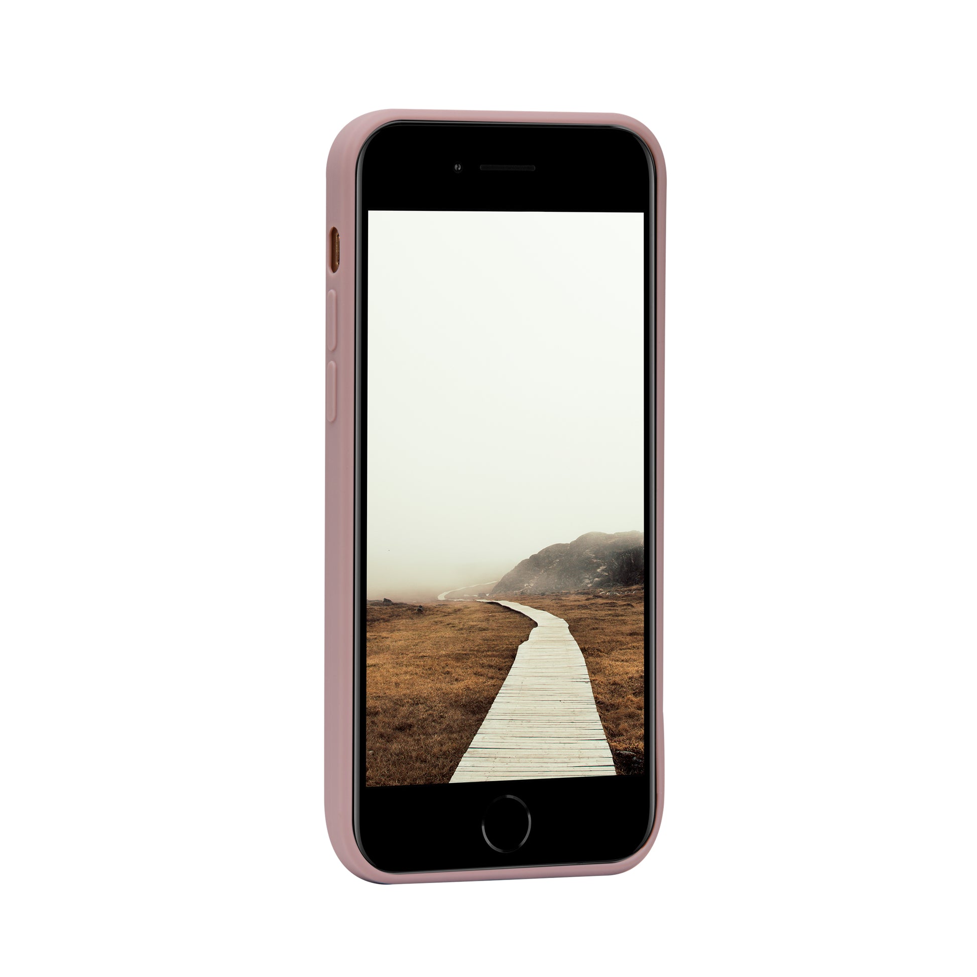 dbramante1928 Greenland Backcover – für Apple iPhone SE/8/7, Recycling-Kunststoff, Pink